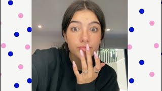 Charli Damelio Reviewing Lip Products