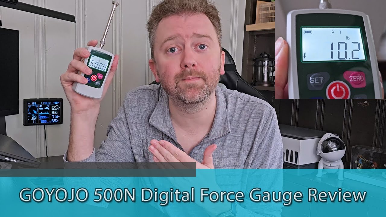 TENSION & COMPRESSION TESTING - GOYOJO 500N Digital Force Gauge Review