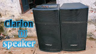 CLARION DJ SPEAKER. !CLARION 15'INCH SPEAKER JM 26030. REVIEW!