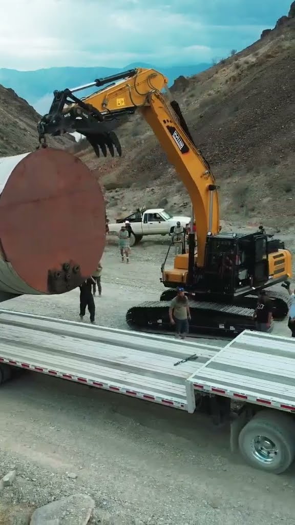 Bringing A 40,000 Gallon Water Tank To A Ghost Town