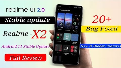 Realme X2 Android 11 F.20 Stable Update Full Review | 20+ Bug Fixed |Realme X2 Realme UI 2.0 Update