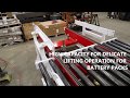 High Lift Chain Transfer with Guided Locator for Smooth and Even Lifting