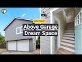 Above garage dream space  660 sq ft  adu tour by maxable