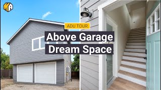 Above Garage Dream Space | 660 sq ft | ADU Tour by Maxable