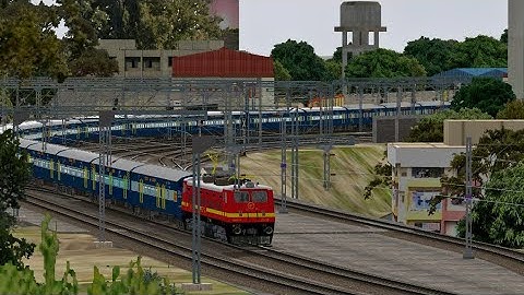 Delhi Rajendra Nagar (Patna) Rajdhani Express || Meets Sampooran Karanti || Indian Train Simulator