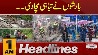 Affects Of Rain in Pakistan | News Headlines 1 AM | 29 April 2024 | Pakistan News | Latest News