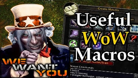 Useful WoW Macros #1 - Mass Guild Invites & Whispers, Combat Log Fix, Emote Spam