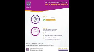 Two- Wheeler NOC #aeoncredit #aeoncreditservice #mumbai #bengaluru #aeonloan