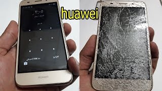 طريقة فك وتغير شاشه وتاتش هواوي Huawei Y3 2017