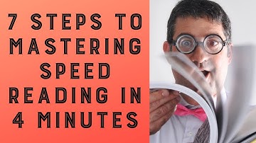 Learn How To Speed Read In 4 Minutes So You Can Quickly Download Knowledge Into Your Brain...