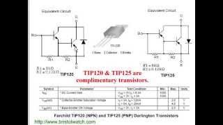 Using the TIP120 & TIP125 Darlington Transistors with Arduino