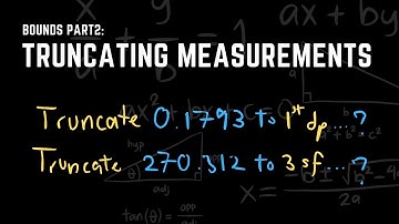 What is Truncation? (higher and foundation) - GCSE Maths