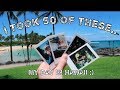 taking 50 polaroids in 1 day in Hawaii ~stressful~
