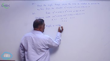 Rotation of axes || Rotation of axes continue || Disk Telangana