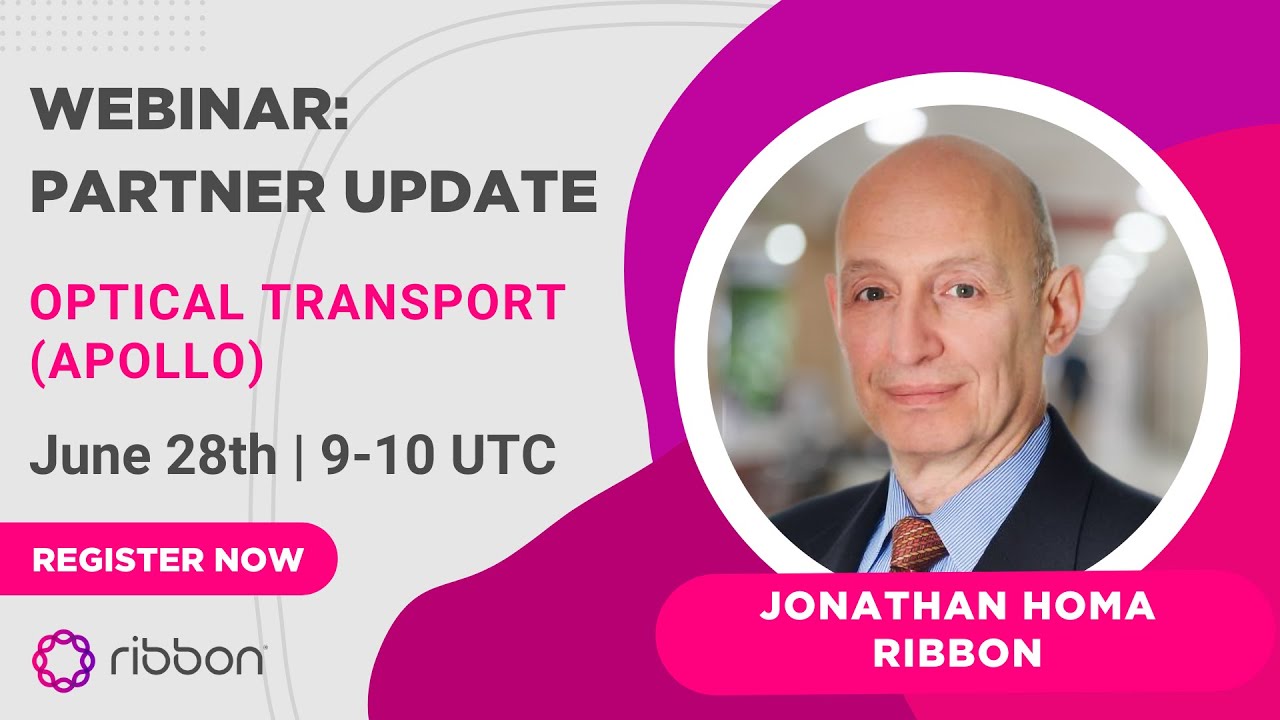 Ribbon Optical Transport Apollo Partner Webinar YouTube