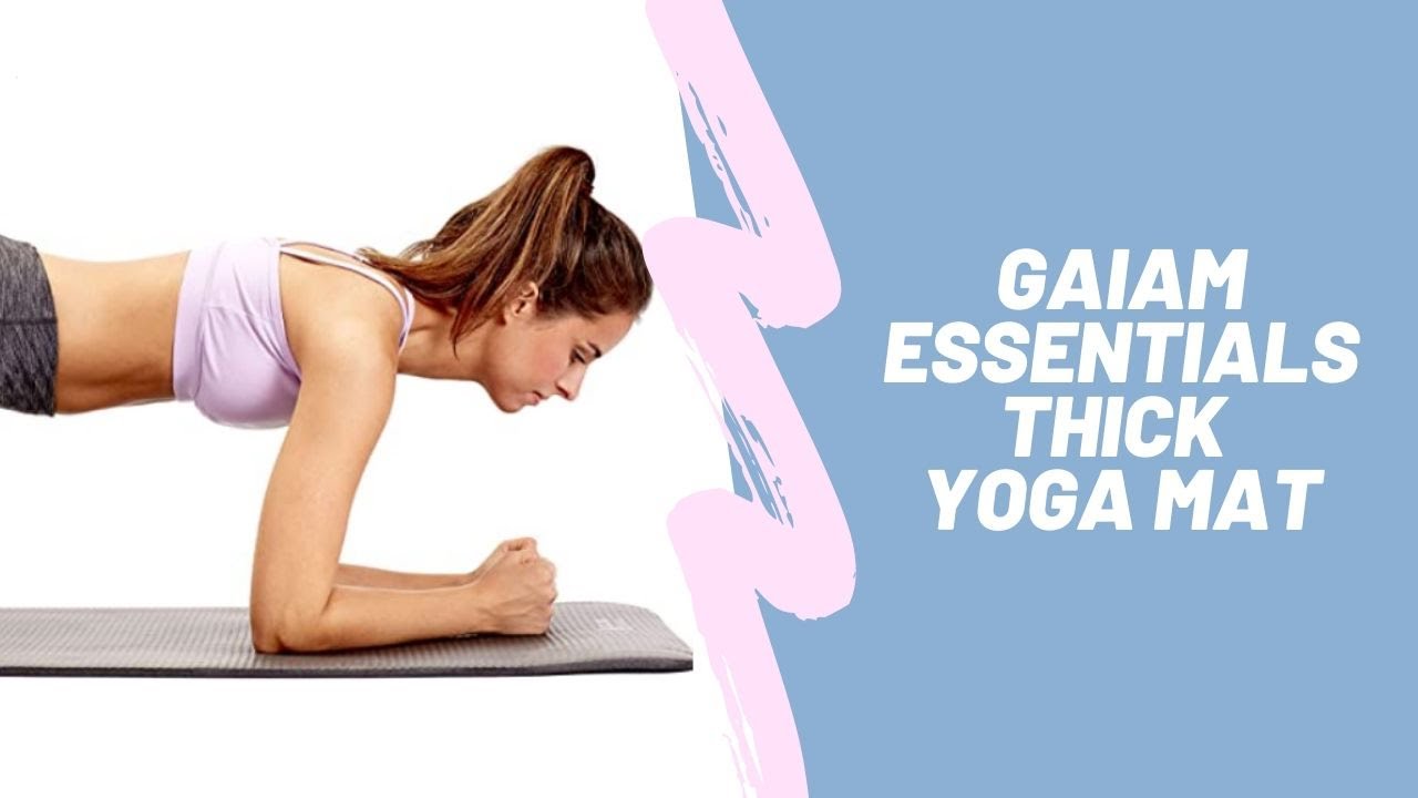 Gaiam Essentials Thick Yoga Mat