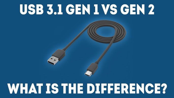 Quelle est la différence entre USB 3.1 Gen 1, Gen 2 et USB 3.2