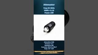 DC–6GHz 30dB RF Attenuator#RFTech #Microwave #Attenuator #WirelessHardware Maniron