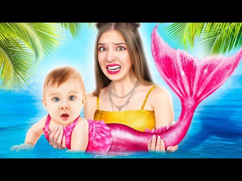 Как Стать Русалкой! Перевоплощение Моей Подруги В Русалку
