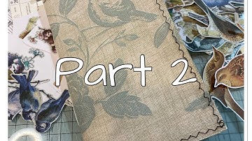 Tutorial : Part 2 Let’s make pockets and part decorating the fabric journal