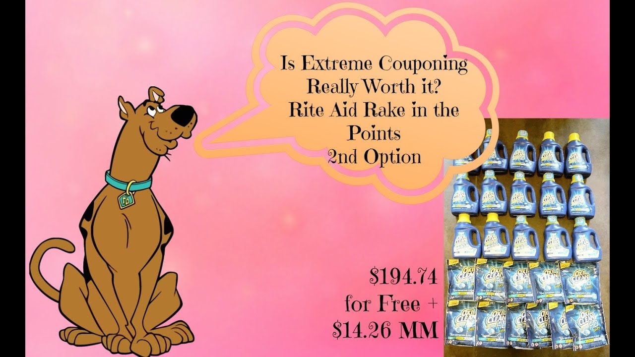 Is Extreme Couponing Worth it? 194.74 for free + 14.26 MM at Rite Aid