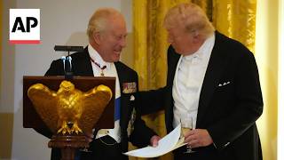 King Charles III jokes if it wasn't for the UK 'you'd be speaking French'