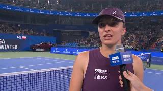 Full Iga Swiatek reaction after beating Ashlyn Krueger in wuhan open News