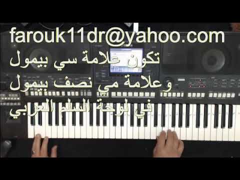 تعليم اورغ اغنية اشتقنا ياحلو والله اشتقنا على مقام البياتي