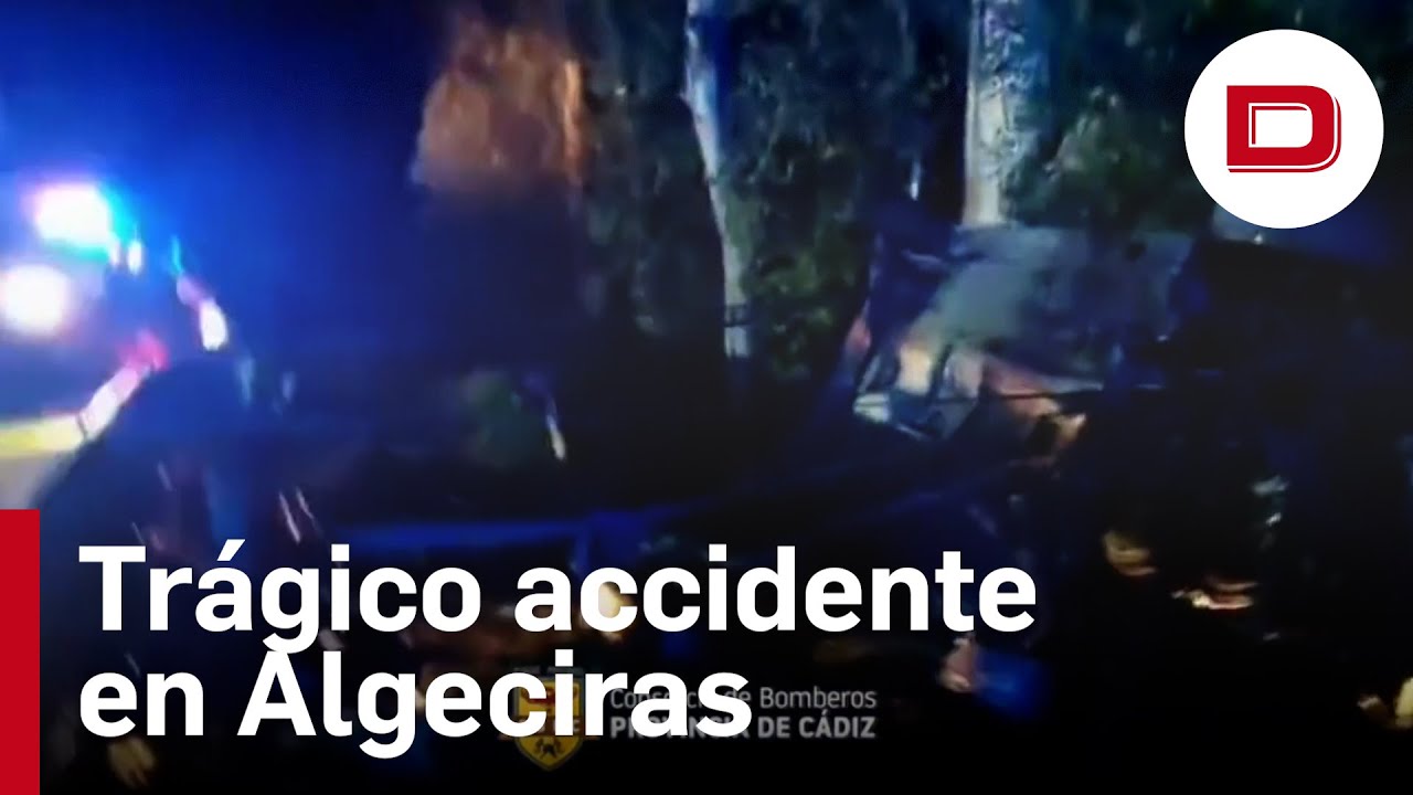 El accidente de tráfico en Algeciras con dos muertos - YouTube