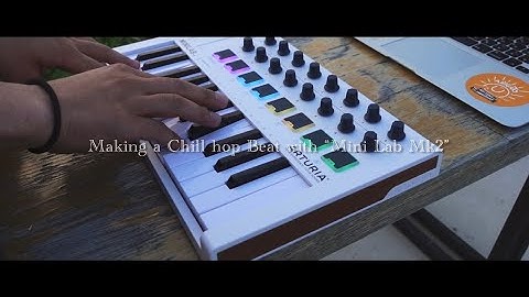 Making a chill hop Beat with "MINILAB MK2"