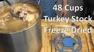 48 Cups Turkey Stock Freeze Dried Ep339