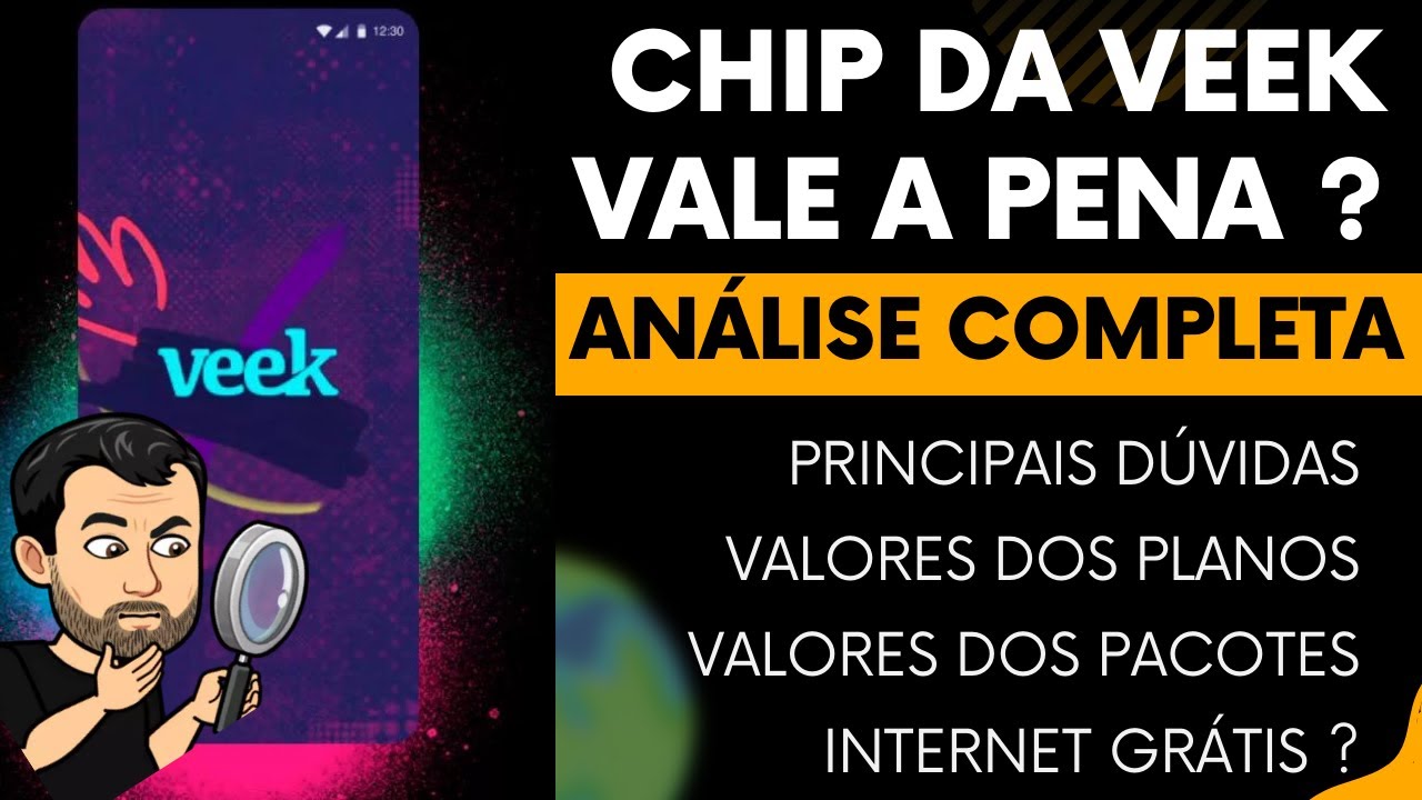 VEEK - RECEBA UM CHIP OPERADORA VIRTUAL GRÁTIS (VEEKCODE) 