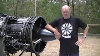 RollsRoyce Avon Mk 1 jet engine run