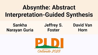 [PLDI'23] Absynthe: Abstract Interpretation-Guided Synthesis