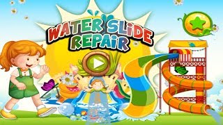 WATER SLIDE REPAIR - AQUA AMUSEMENT PARK DREAMLAND GAME APP FOR LITTLE CHILDREN AND TODDLERS screenshot 2