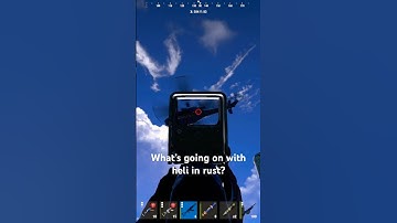 What’s going on with heli in rust? #rust #rustpvp #rustglitch #helicopter #heli  #xbox #xboxseriesx