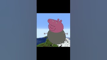 Pop Peppa Pig Family in Minecraft