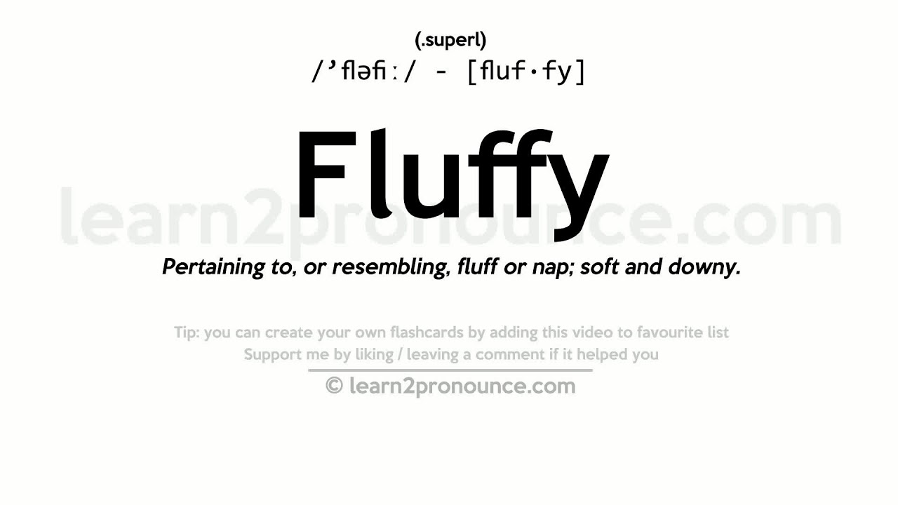 fluffy - Wiktionary, the free dictionary