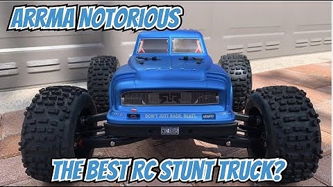 Arrma Notorious 6s Bash the Best Stunt Truck?