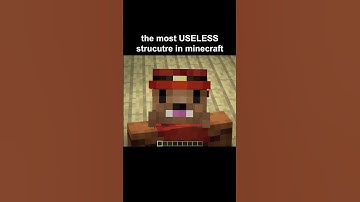 the most USELESS structure in minecraft