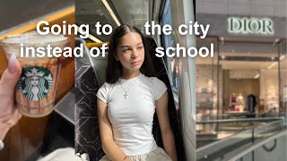 Skipping school to go to the city! (not really skipping lol) shopping & grwm!