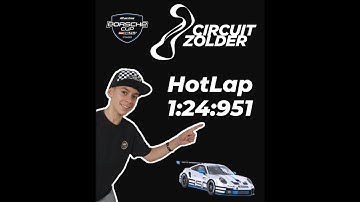 Porsche 992 Cup FIXED - Circuit Zolder / iRacing Hotlap / 2024 S4 Week 11