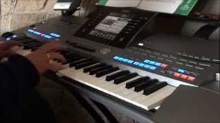 Video thumbnail of "Reality - Richard Sanderson on Yamaha keyboard Tyros 5"