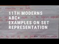 lec-4| Practice Examples on sets Set builder and Roster form.