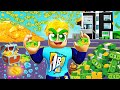 فيلم روبلوكس اصبحنا أغنياء سباق الفلوس حماااس 