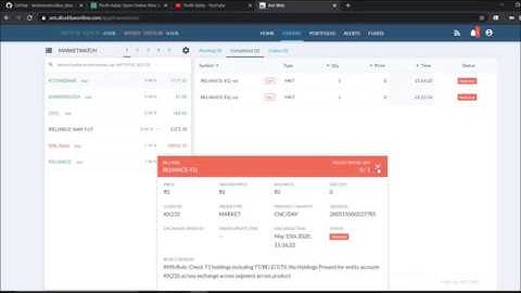 Place Orders in AliceBlue Utilizing Free API in Python.