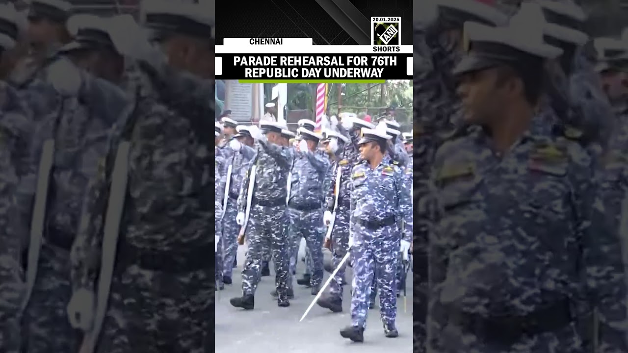 Parade rehearsal for 76th Republic Day underway in Chennai