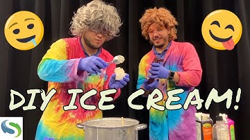 DIY ICE CREAM: Using SCIENCE to Make Ice Cream At Home From Scratch | Virtual Science Shorts