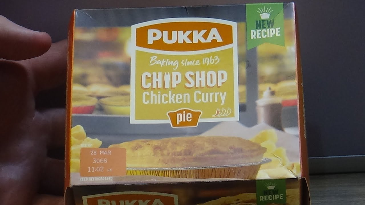 Pukka Chip Shop Chicken Curry Pie. YouTube