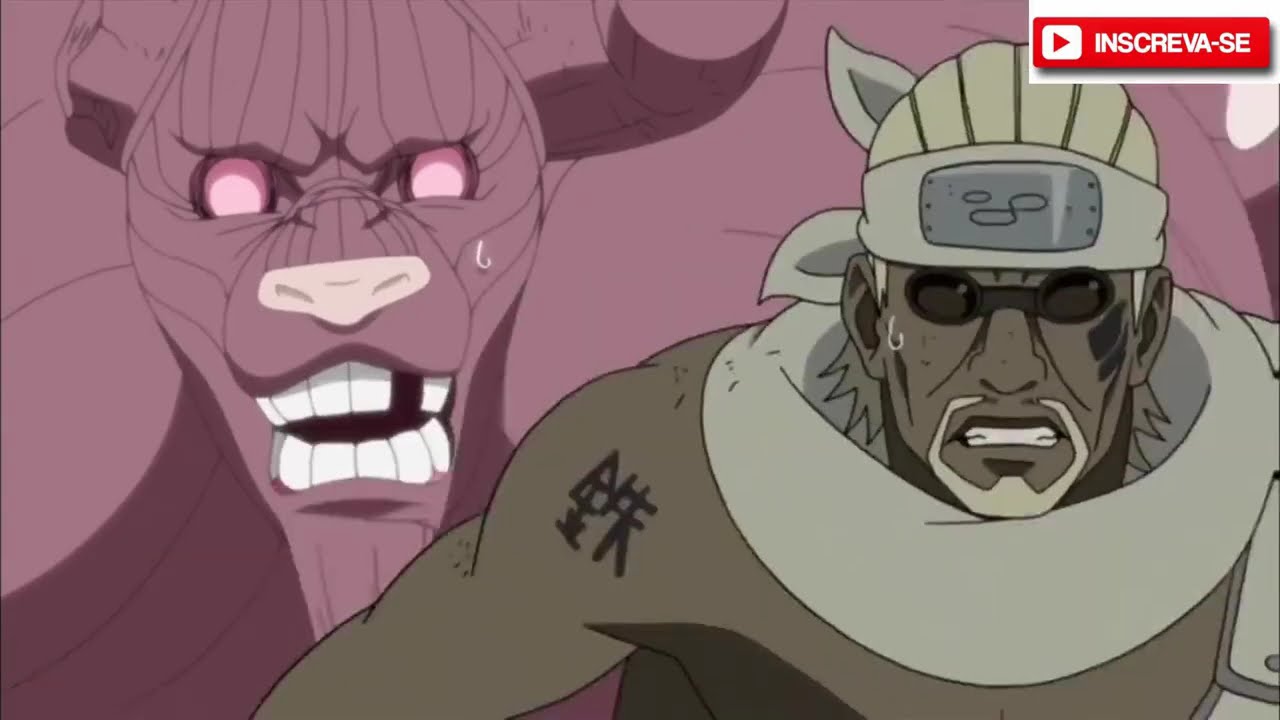 Minato e Naruto fundem Chakra da Kurama